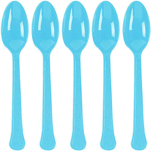 Caribbean Heavy Weight Plastic Spoons 20pcs