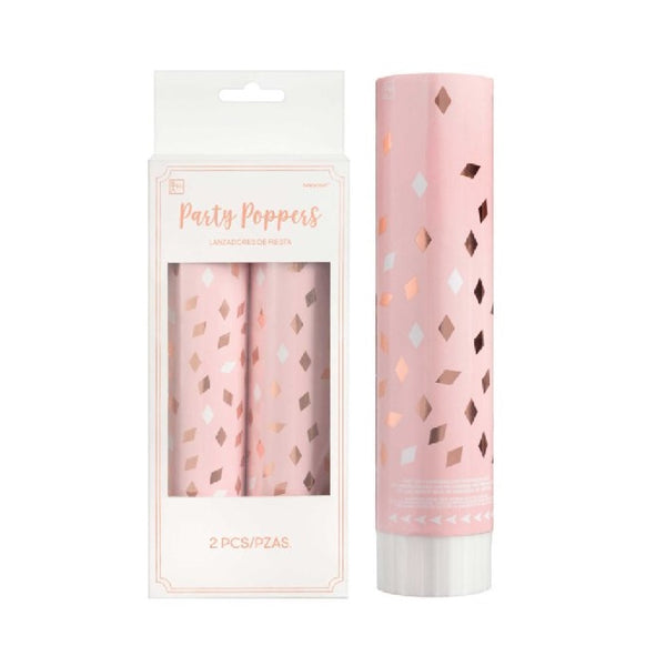 BLUSH BIRTHDAY CONFETTI POPPER 2pcs