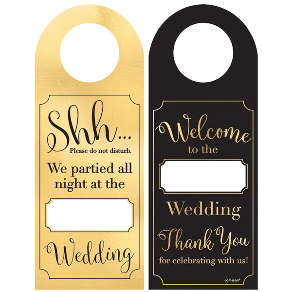 "Wedding Do Not Disturb" Paper Door Hanger 12pcs