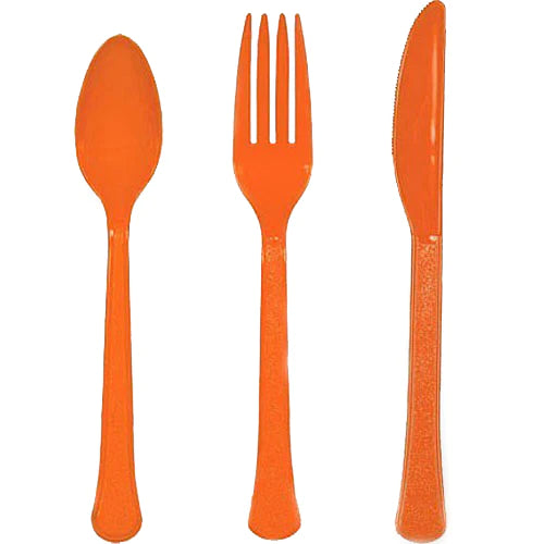 Orange Peel Heavy Weight Assorted Cutlery 24pcs