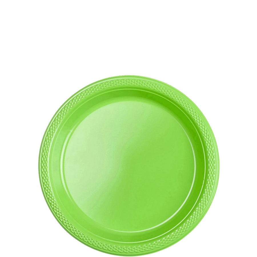 Kiwi Plastic Plates 7in, 20pcs