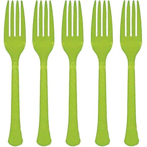 Kiwi Heavy Weight Plastic Forks 20pcs