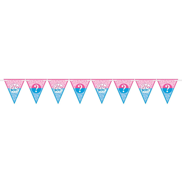 GIRL OR BOY? PENNANT BANNER