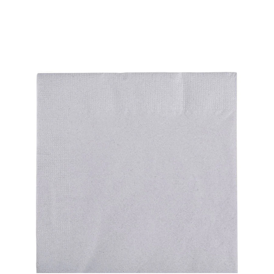 Silver Beverage Tissues 20pcs