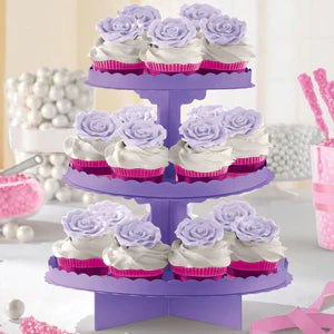 New Purple 3 Level Treat Stand