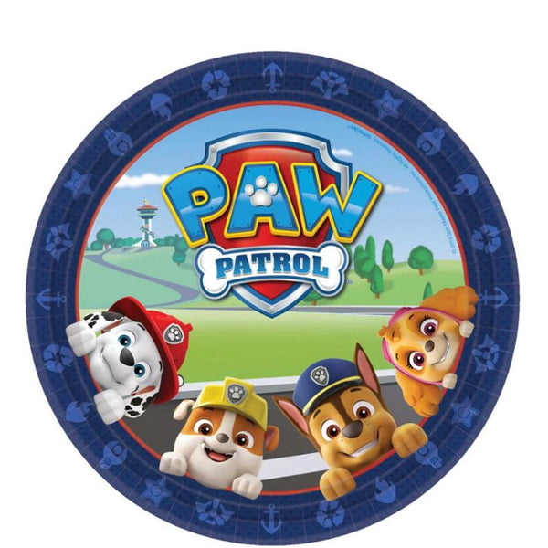 Paw Patrol Adventure Paper Plates 9in, 8pcs