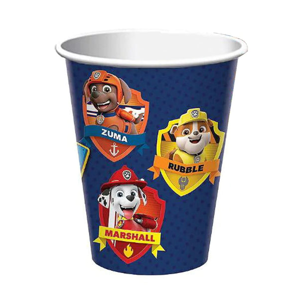 Paw Patrol Adventures Paper Cups 9oz, 8pcs