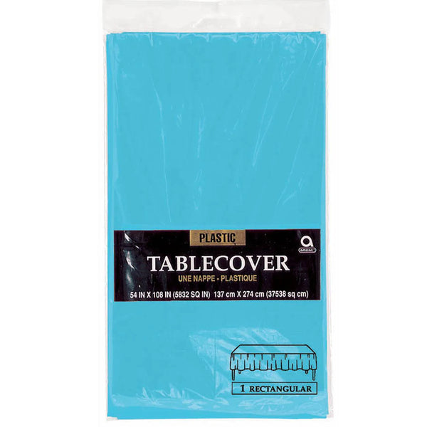 Caribbean Plastic Table Cover 54in x 108in