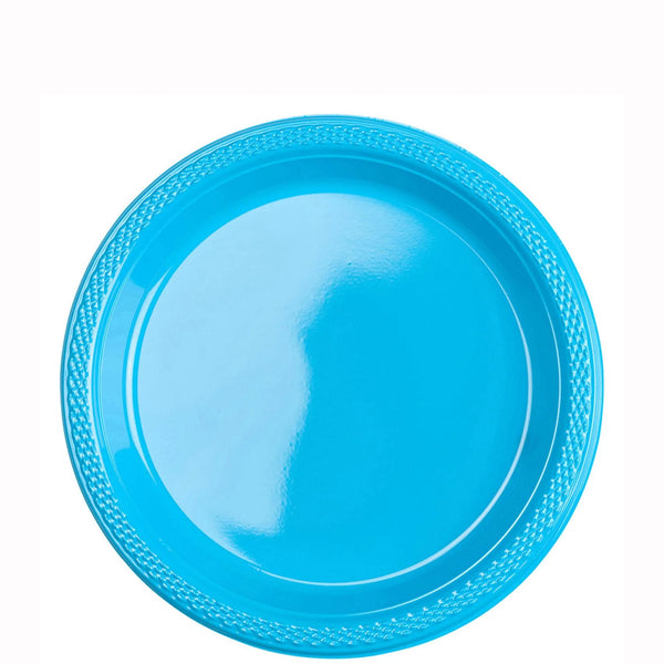 CARIBBEAN PLASTIC PLATES 7IN, 20PCS