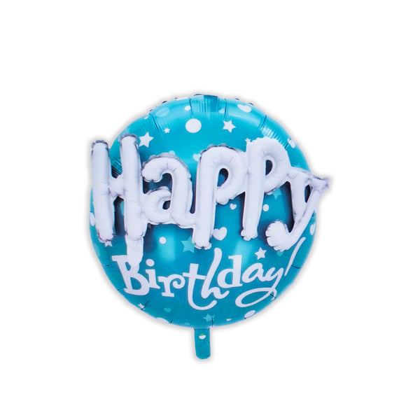 M Color Balloon Birthday Helium Balloon - Blue Color