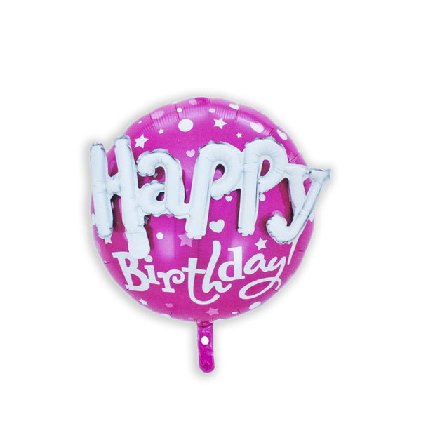 M Color Balloon Birthday Helium Balloon - Pink Color