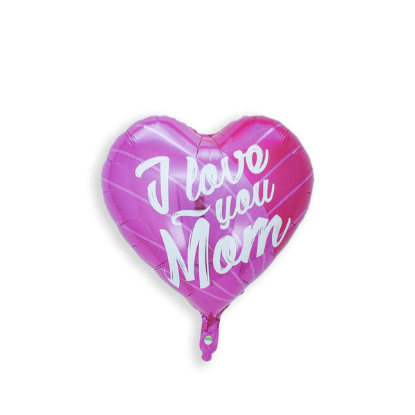 Heart-shaped Printed I love you mother Foil Balloon Mother's Day Helium Love Globos Decoration Mother Balloon