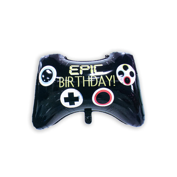 Epic Birthday joystick foil balloons, birthday party decorations for boys and girls