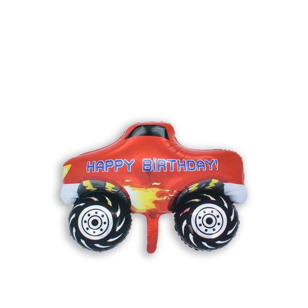 Monster Truck Happy Birthday Balloons, Decoration Party Balloons Decorations