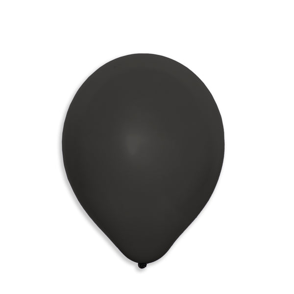 Balloons Black Color- 10Pcs STANDARD Quality 12inch Natural Rubber Latex Balloons