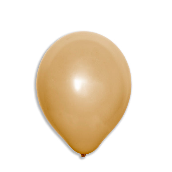 Balloons Dark Gold Color- 10Pcs STANDARD Quality 12inch Natural Rubber Latex Balloons