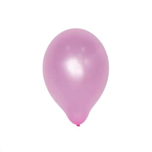 Balloons Pure Pink Color- 10Pcs STANDARD Quality 12inch Natural Rubber Latex Balloons