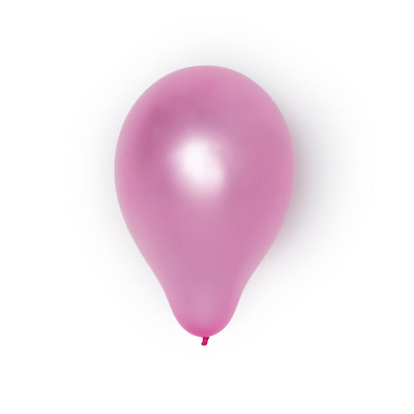 Balloons Metallic Dark Pink Color- 10Pcs STANDARD Quality 12inch Natural Rubber Latex Balloons